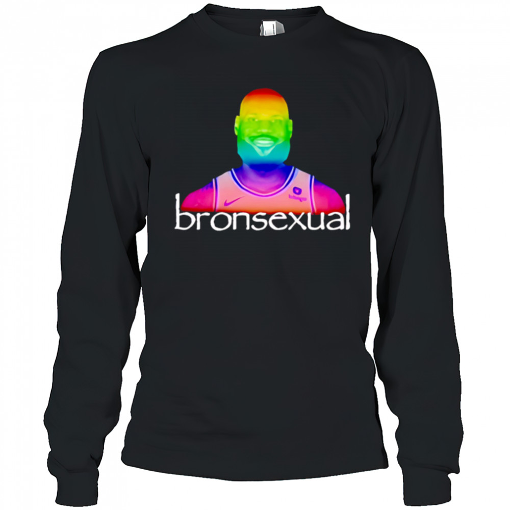 Bronsexual LeBron James meme pride shirt Long Sleeved