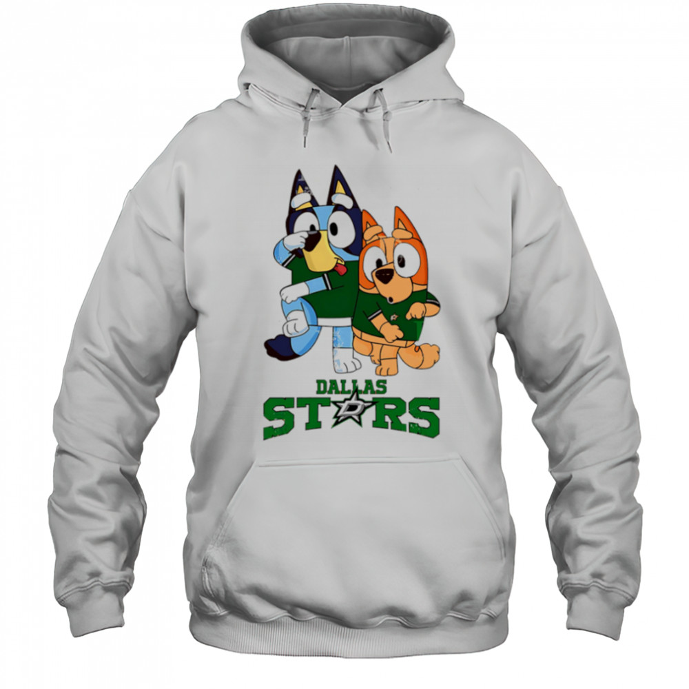 Dallas Stars Bluey and Bingo shirt Hoodie