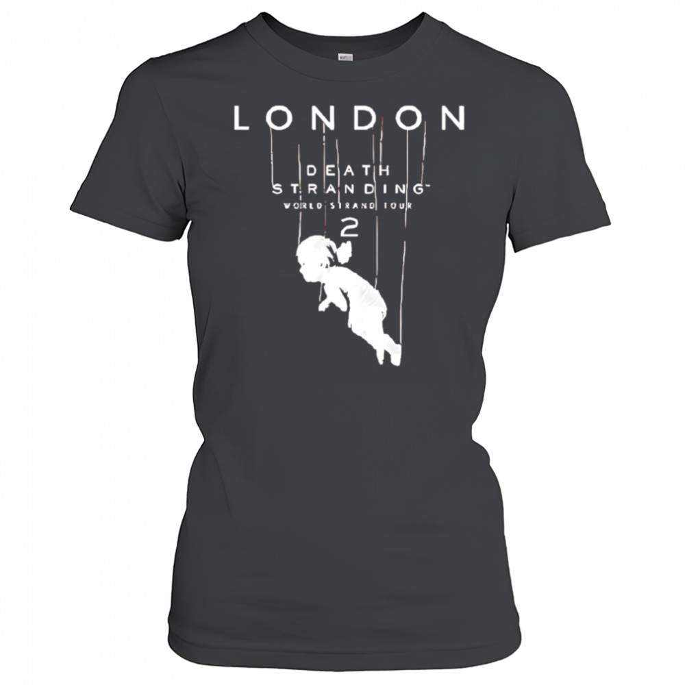 Death stranding 2 world strands tour london baby shirt Women's T-shirt