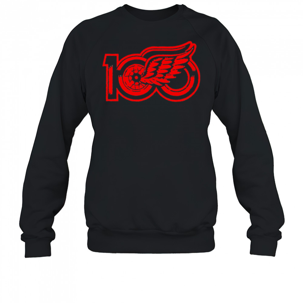 Detroit Red Wings 100th NHL Season New Logo Limited shirt Sweatshirt