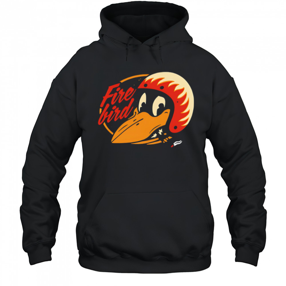 Fire Bird helmet smoking shirt Hoodie