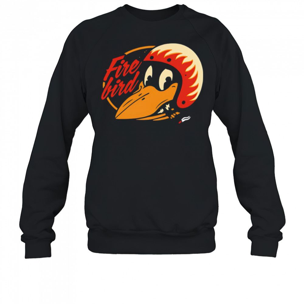 Fire Bird helmet smoking shirt Sweatshirt