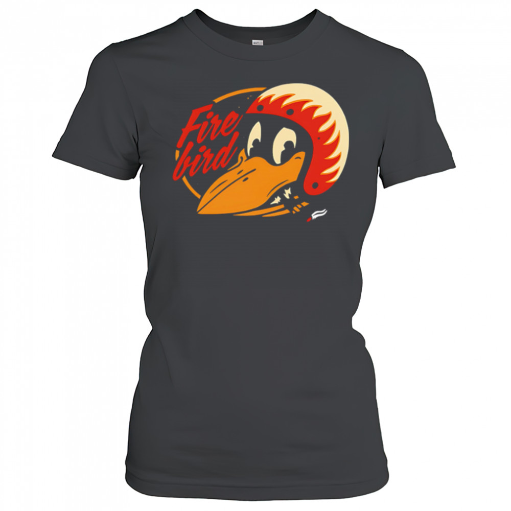 Fire Bird helmet smoking shirt Women's T-shirt