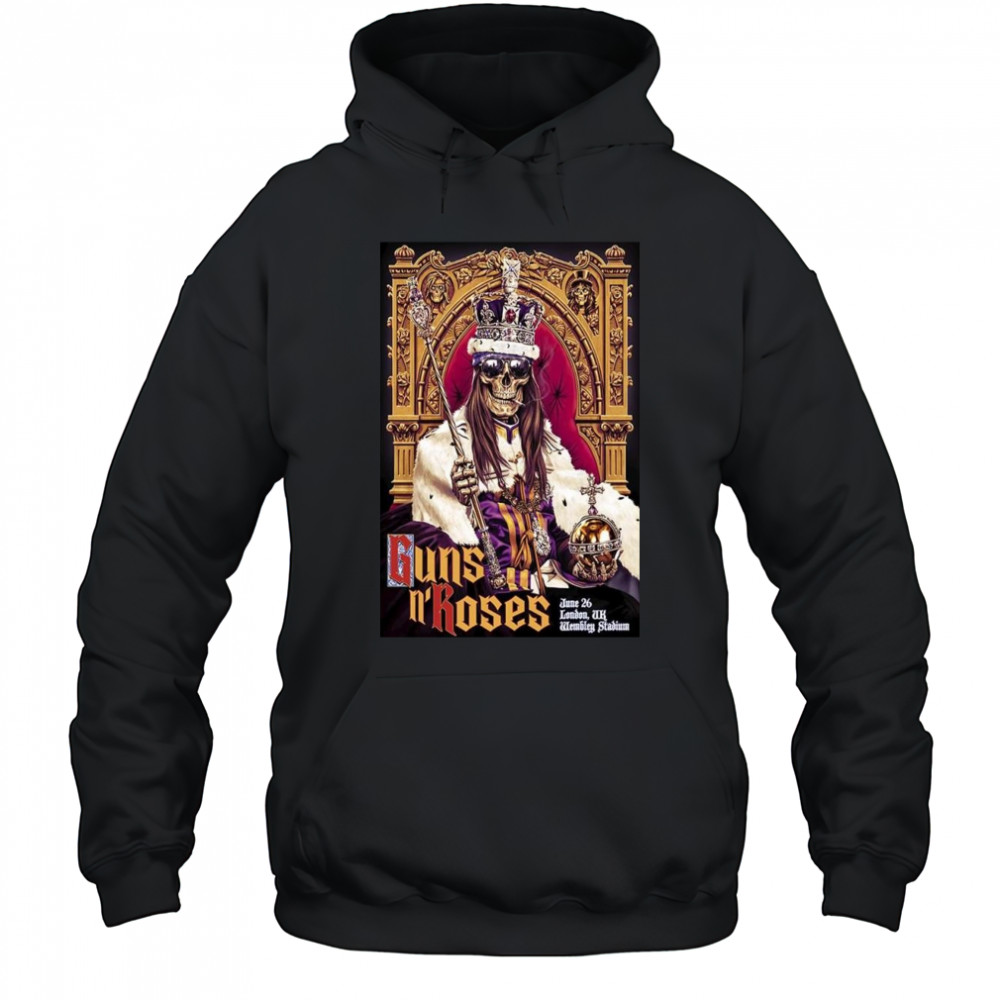 Guns N’ Roses On June 26 2025 Wembley Stadium Show T-Shirt Hoodie