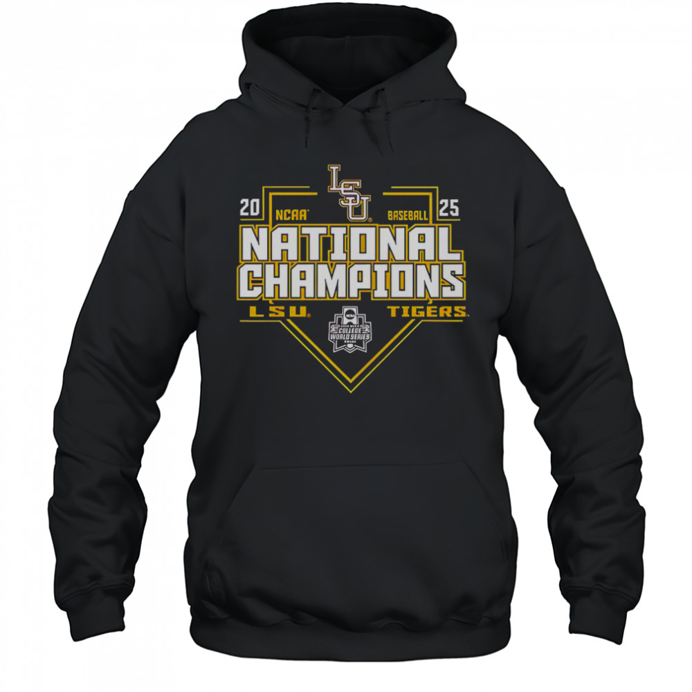 LSU Tigers National Champions Baseball 2025 T-Shirt Hoodie