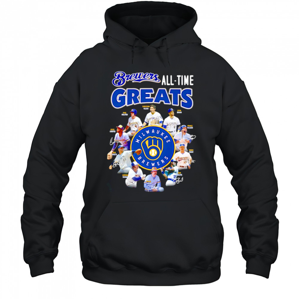 Milwaukee Brewers All-Time Greats Signature shirt Hoodie