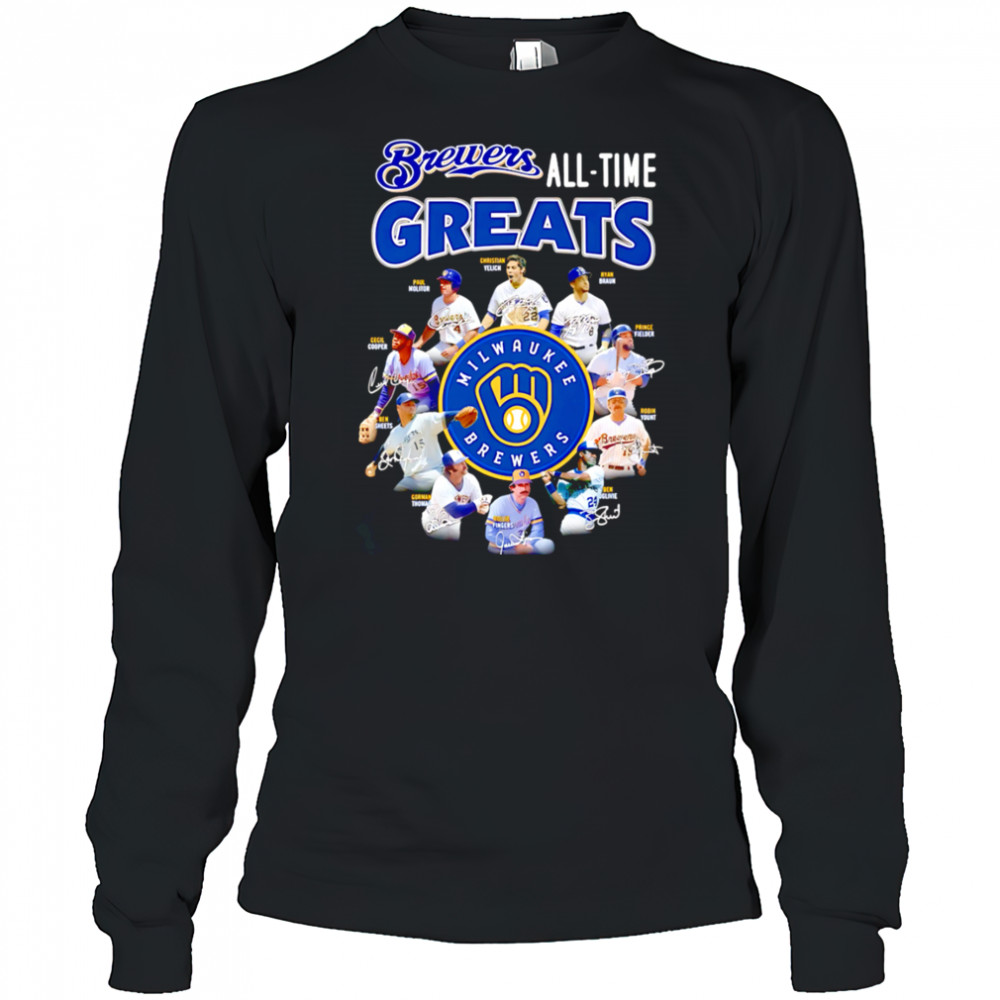 Milwaukee Brewers All-Time Greats Signature shirt Long Sleeved
