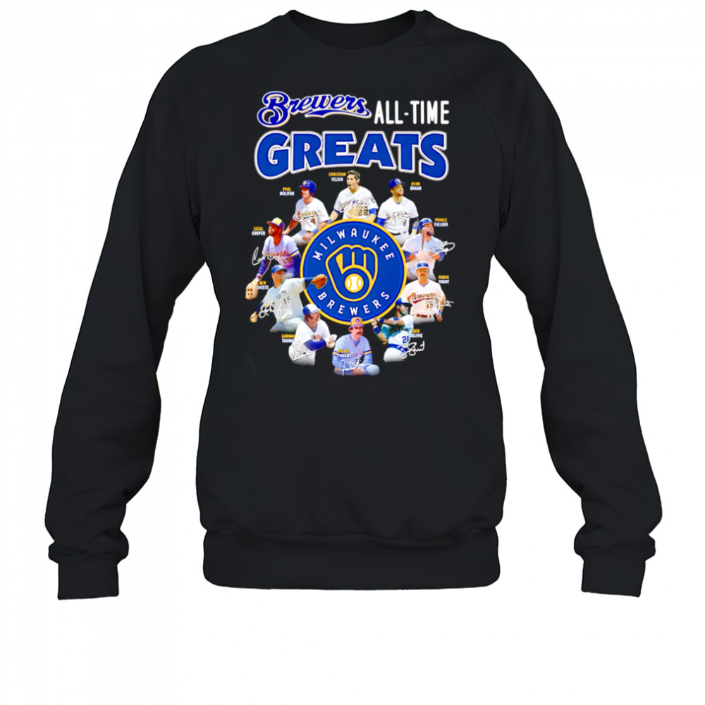 Milwaukee Brewers All-Time Greats Signature shirt Sweatshirt