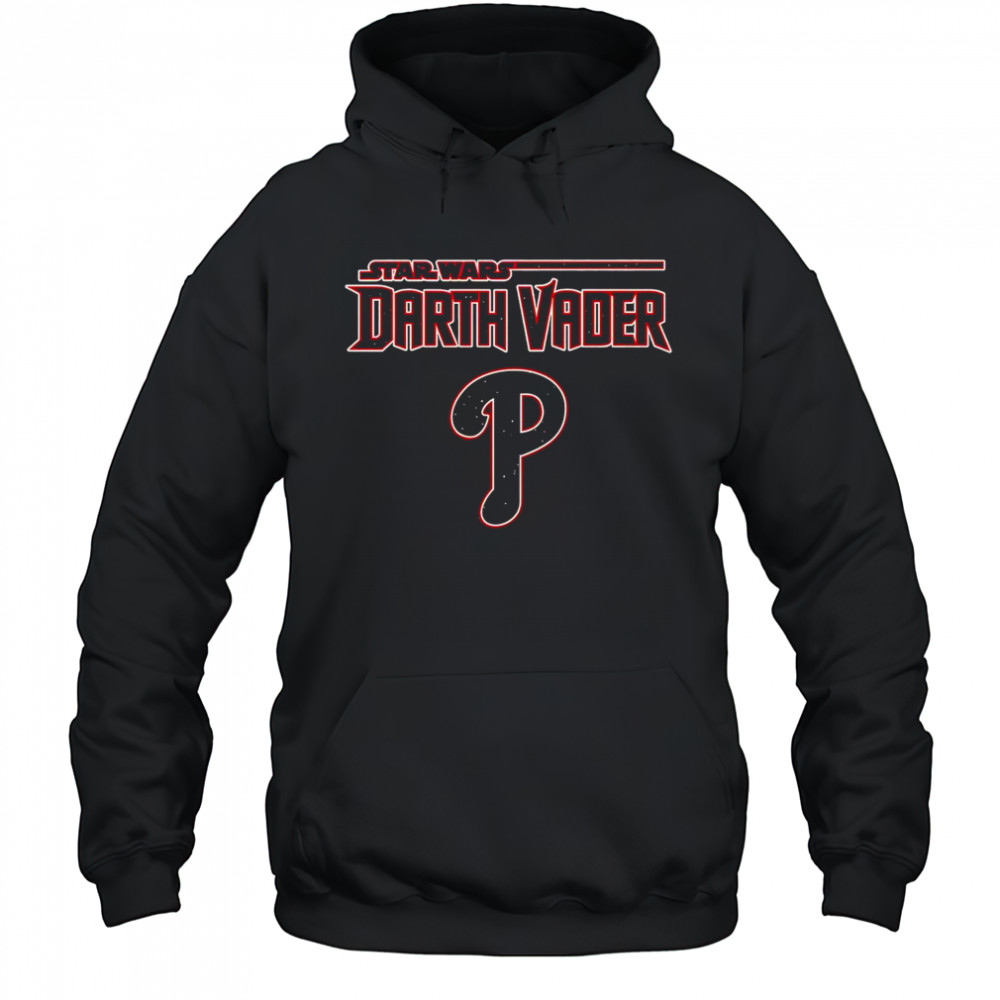 MLB Mix Star Wars Darth Vader Philadelphia Phillies 2025 Baseball T-Shirt Hoodie