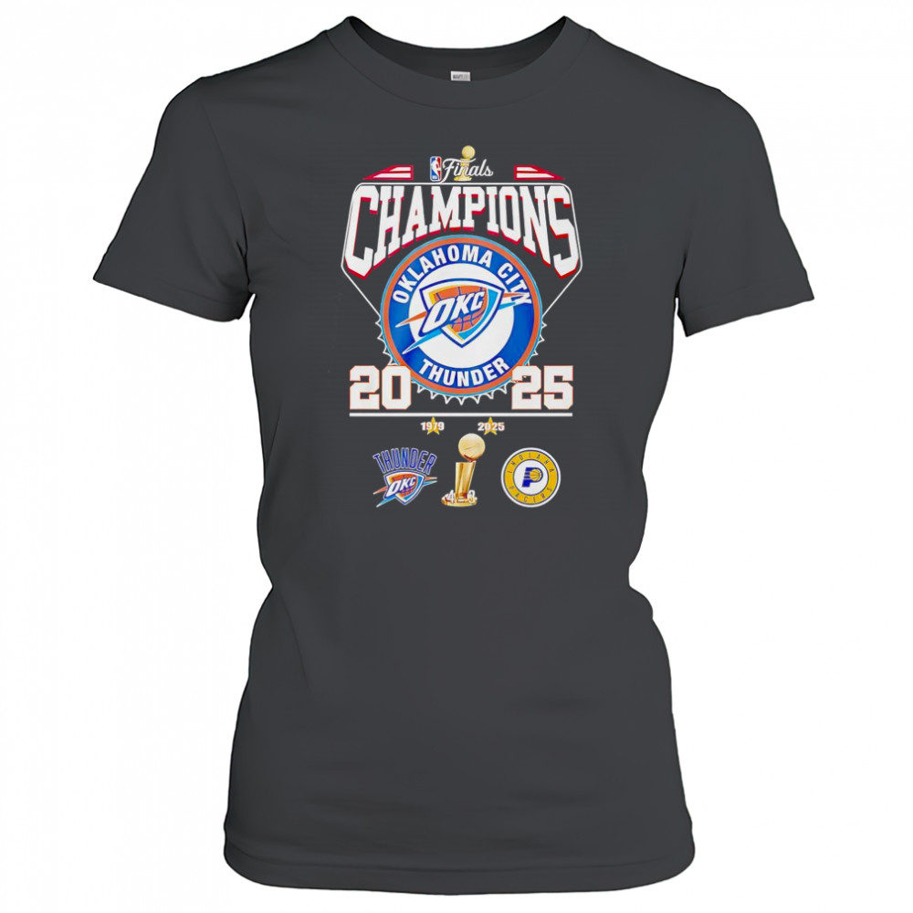 NBA Finals Champions 2025 Oklahoma City Thunder T-Shirt Women's T-shirt