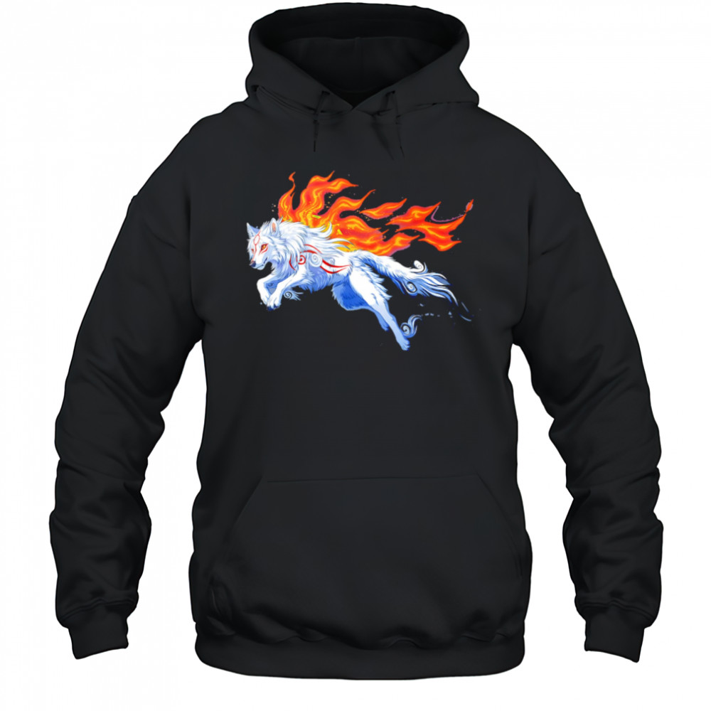 Okami Amaterasu games design shirt Hoodie