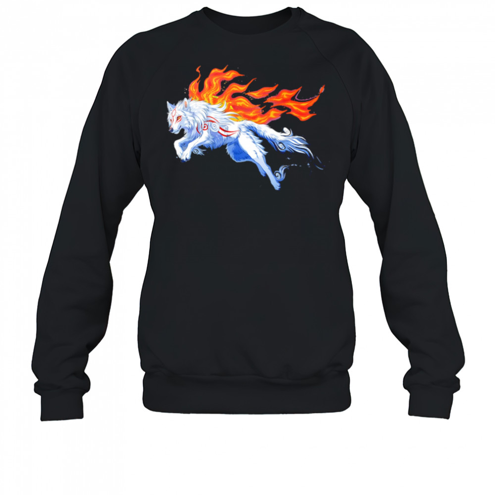 Okami Amaterasu games design shirt Sweatshirt