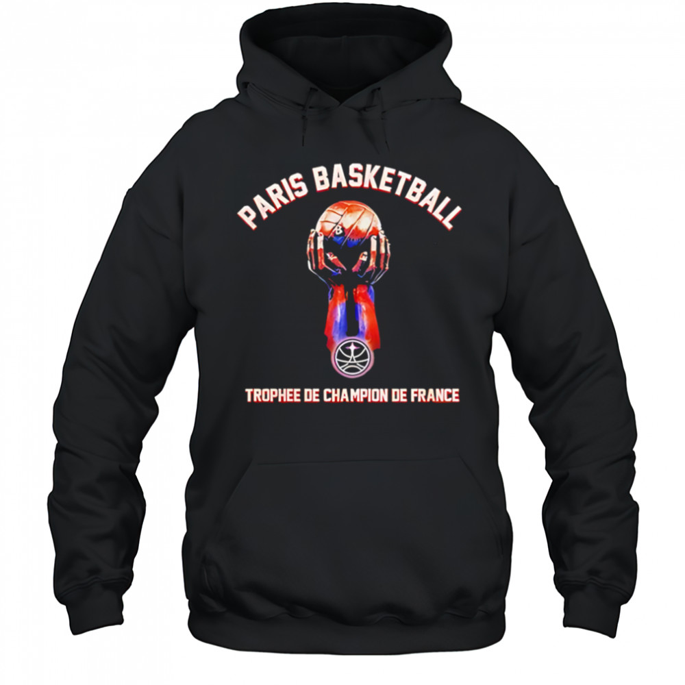 Paris Basketball 2025 Champions De France shirt Hoodie