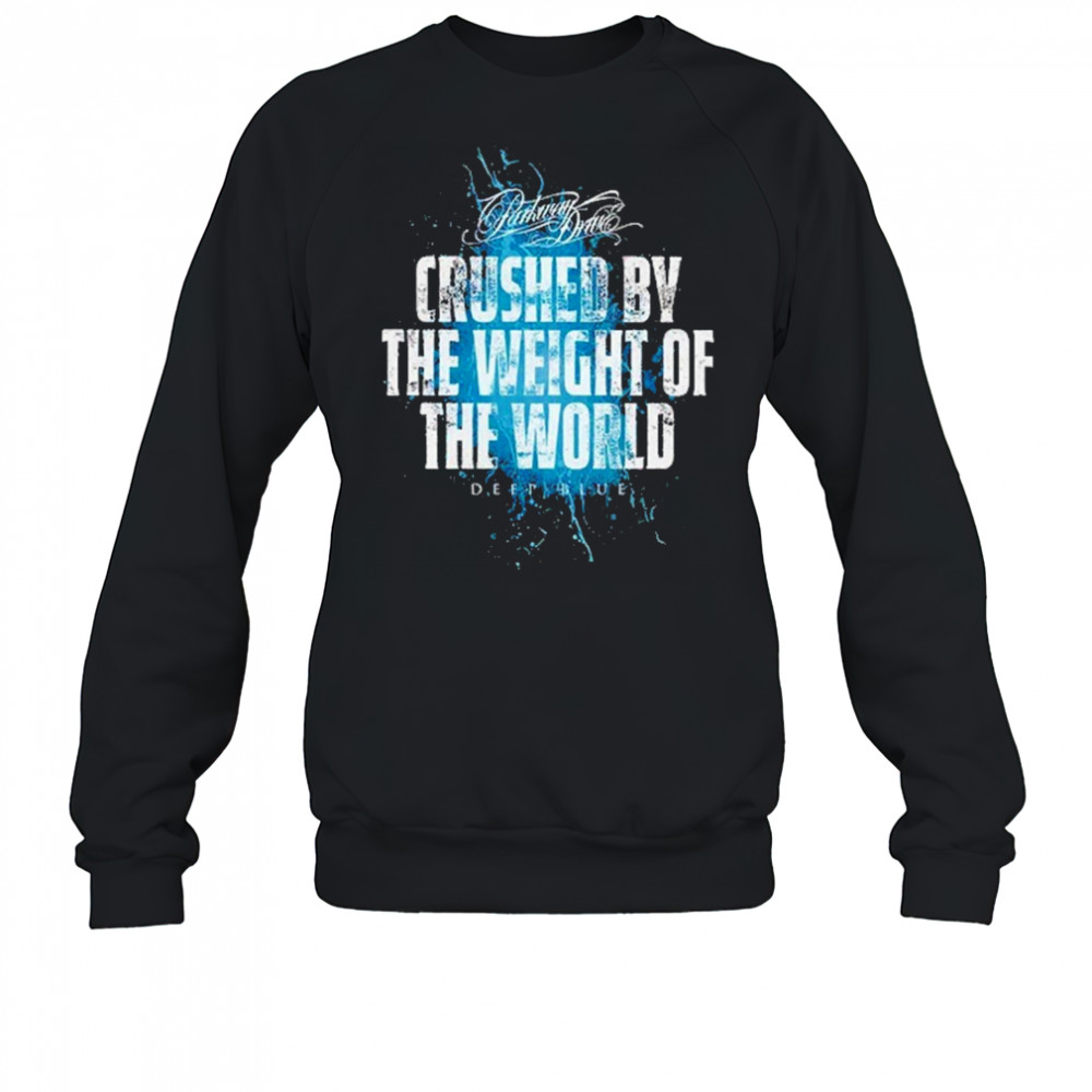 Parkway Drive Deep Blue Crushed T-Shirt Sweatshirt