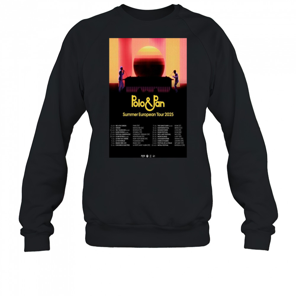Polo & Pan 2025 Americas Tour Poster T-Shirt Sweatshirt