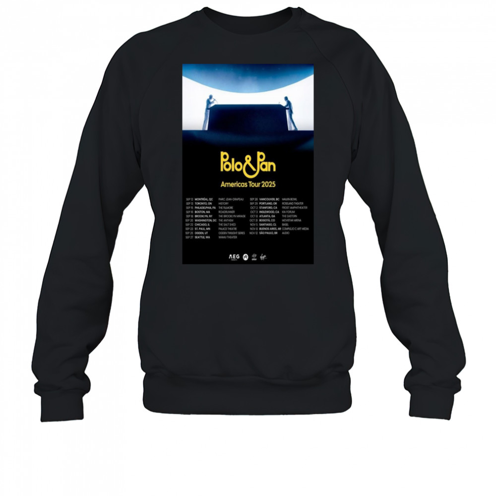 Polo & Pan Summer European Tour 2025 Poster T-Shirt Sweatshirt