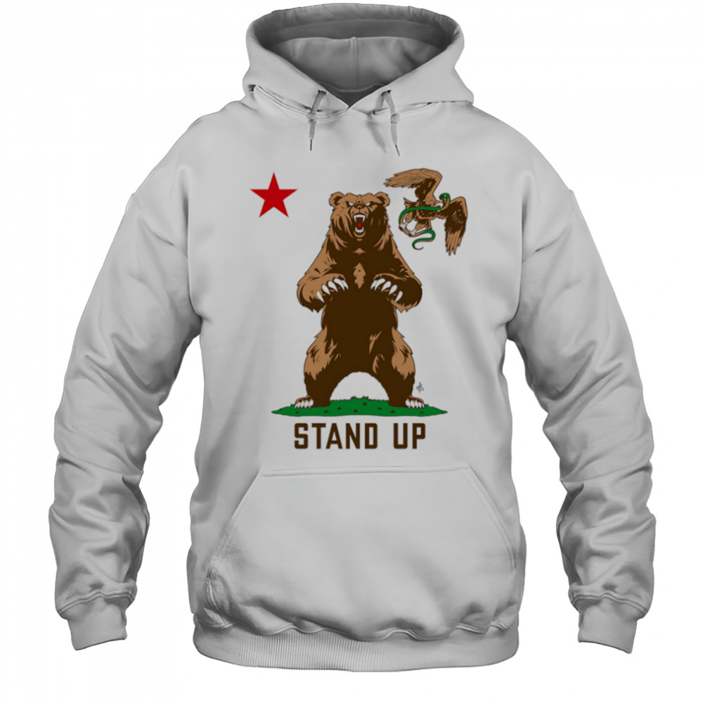 Stand Up To Ice Bear shirt Hoodie