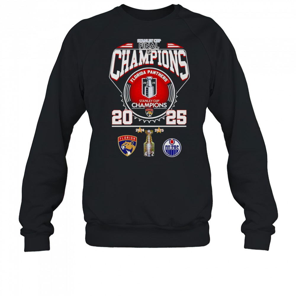 Stanley Cup Final Champions 2025 Florida Panthers T-Shirt Sweatshirt