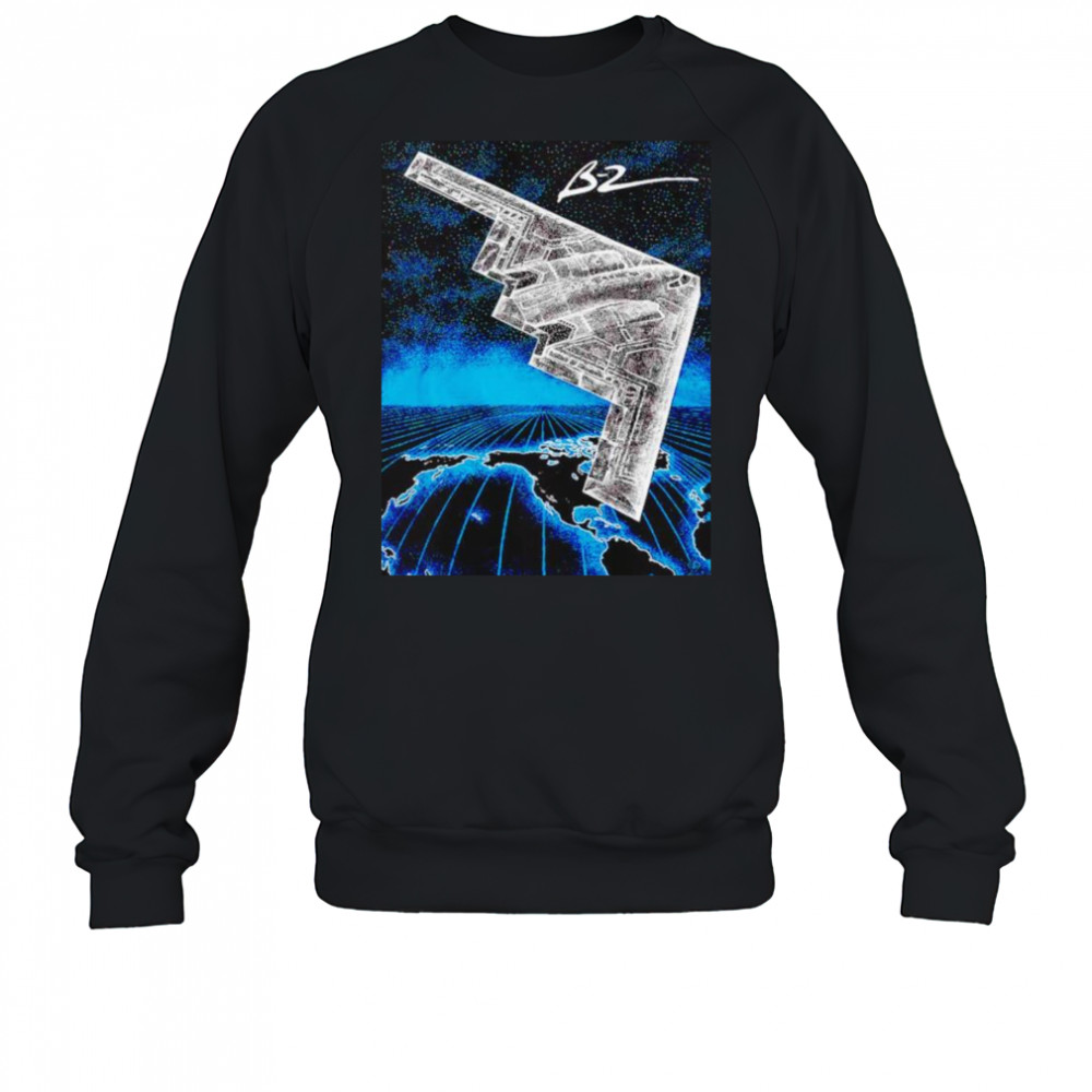 Stealth B2 bomber midnight hammer shirt Sweatshirt