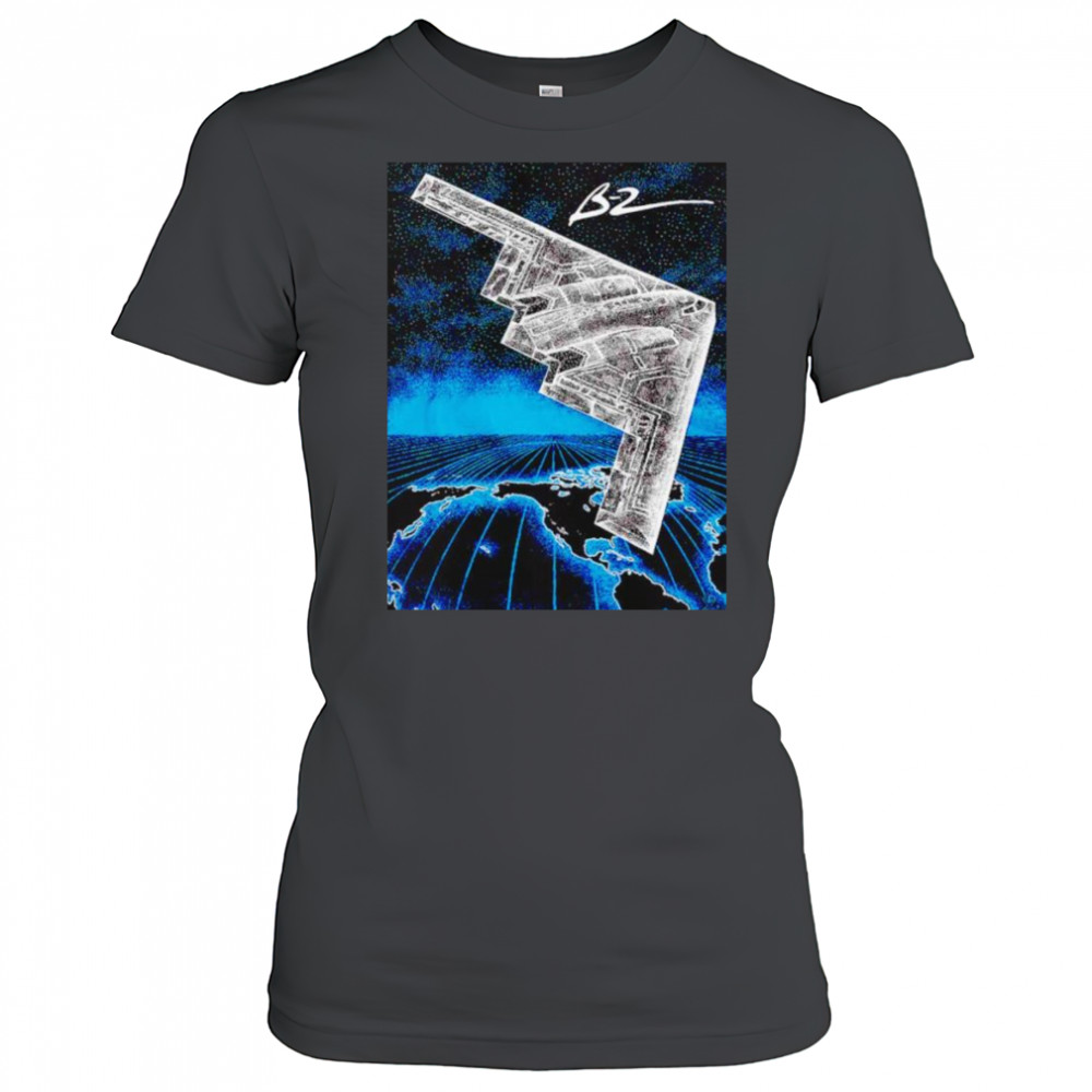 Stealth B2 bomber midnight hammer shirt Women's T-shirt