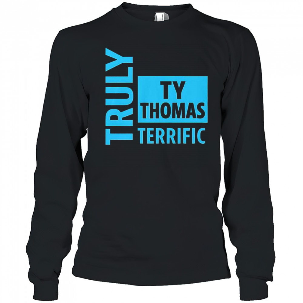 Truly Terrific TY Thomas Text T-Shirt Long Sleeved