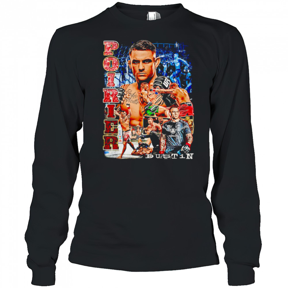 UFC Dustin Poirier retro shirt Long Sleeved