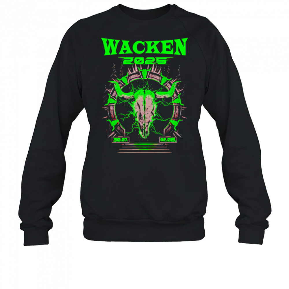Wacken 2025 neon shirt Sweatshirt