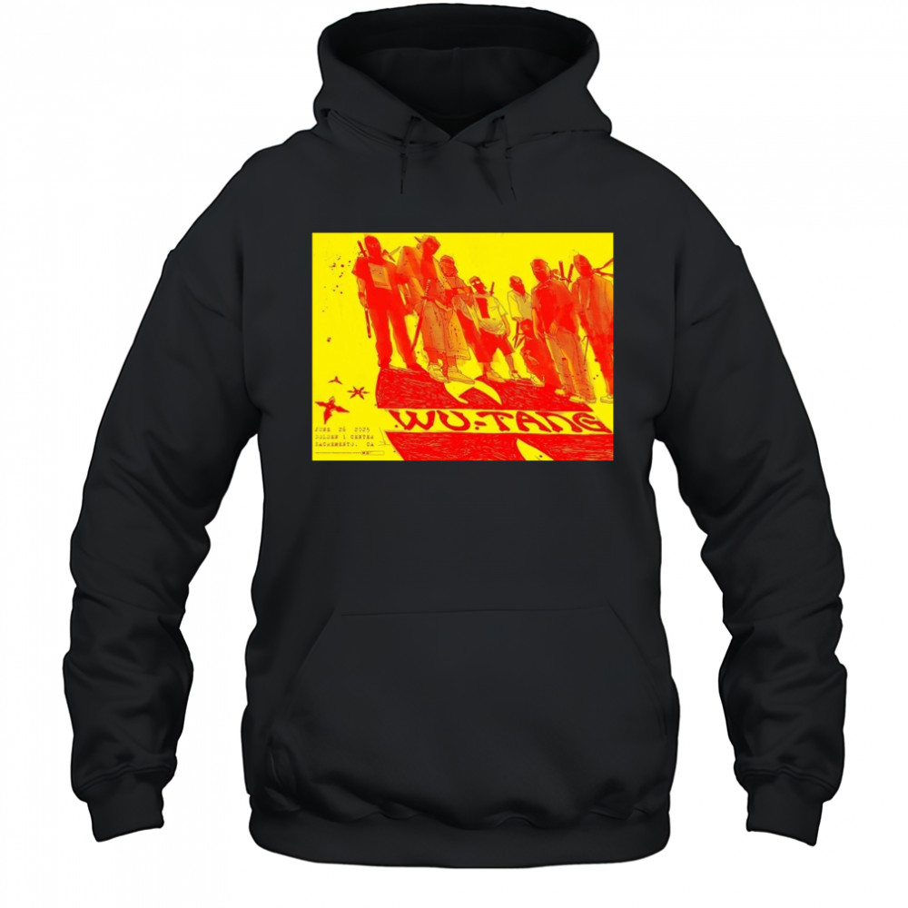 Wu Tang Clan June 26 2025 Golden 1 Center Sacramento CA Poster T-Shirt Hoodie