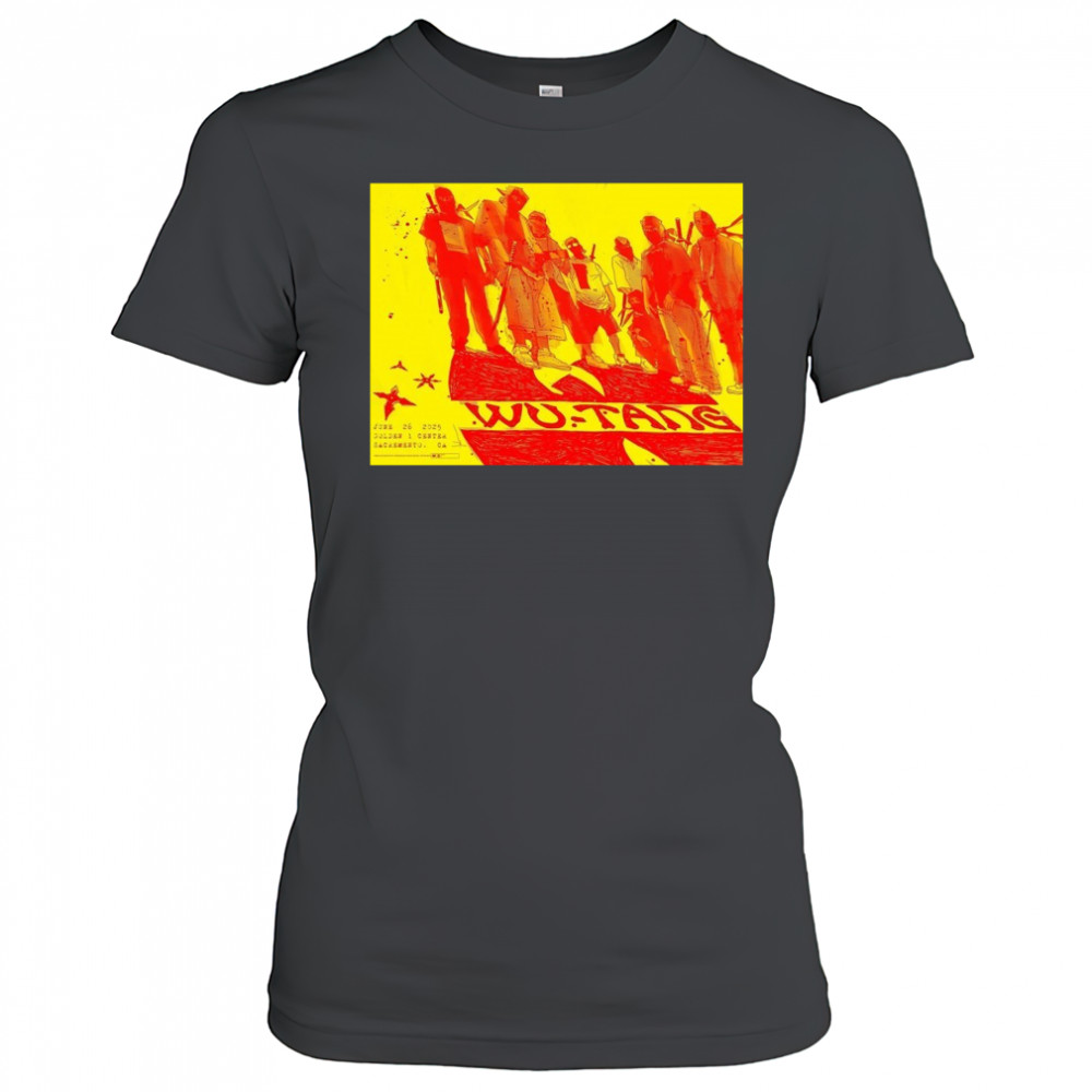 Wu Tang Clan June 26 2025 Golden 1 Center Sacramento CA Poster T-Shirt Women's T-shirt