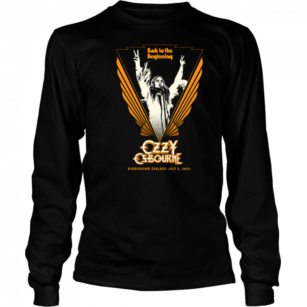 Back To The Beginning Ozzy Osbourne Shep Fairey T-Shirt Long Sleeved