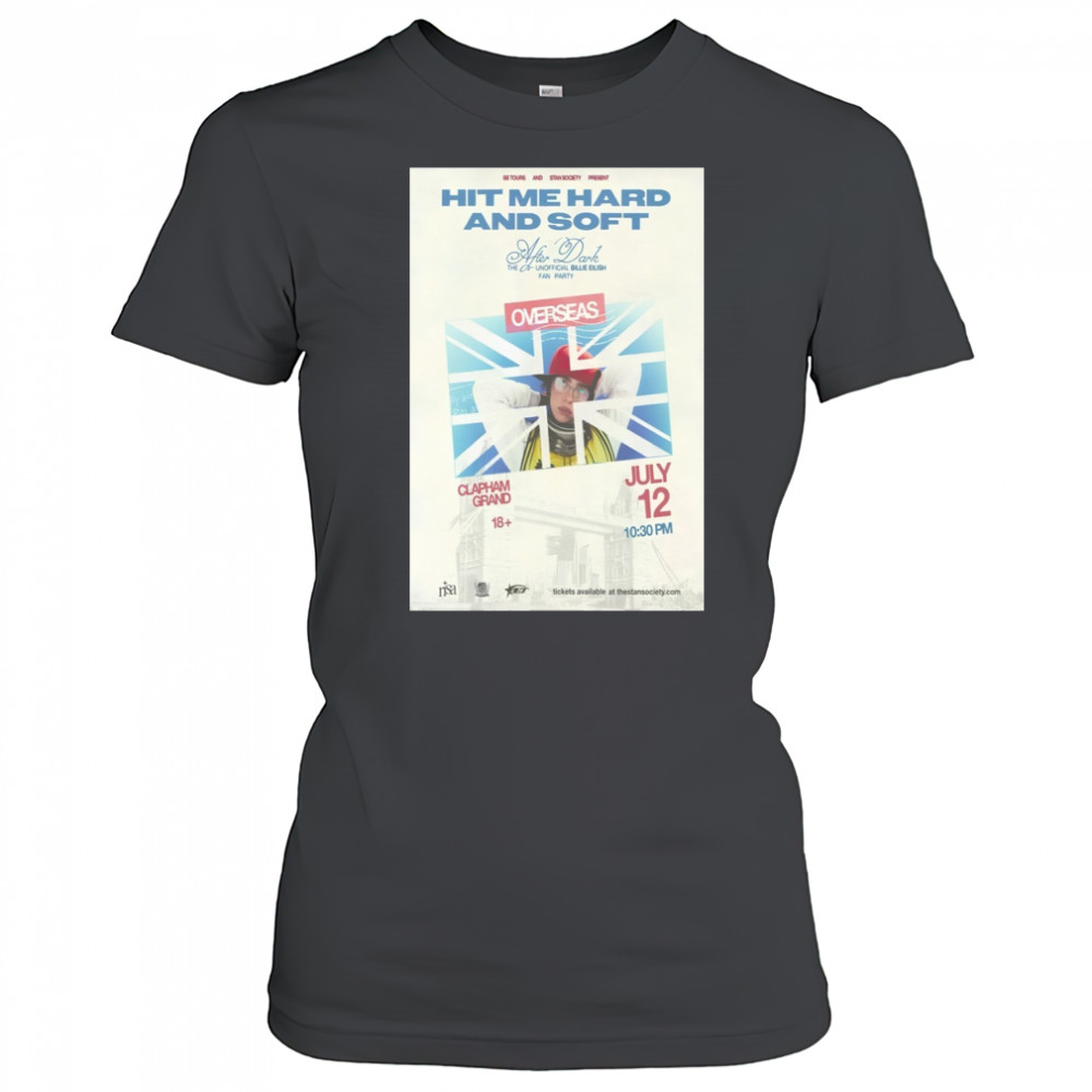Billie Eilish Clapham Grand London 7 12 25 Event Poster T-Shirt Women's T-shirt