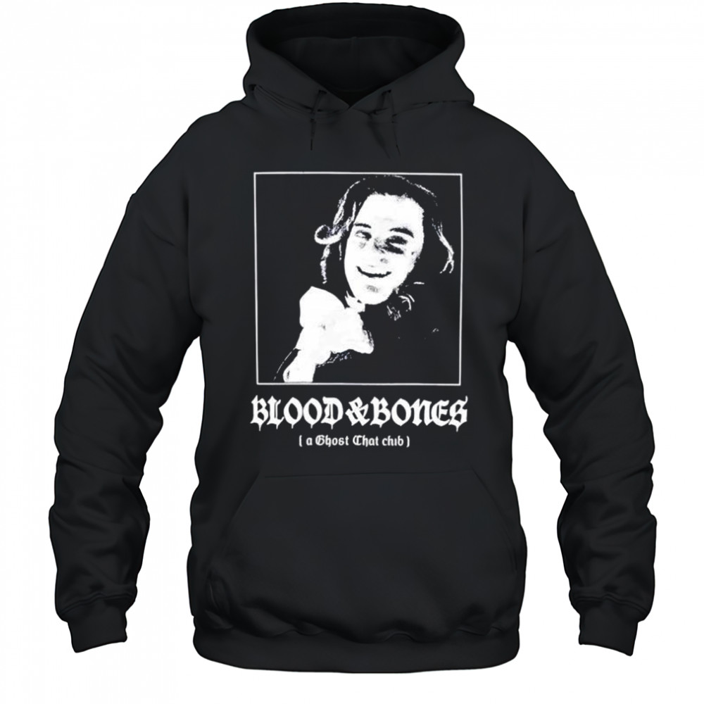 Blood And Bones A Ghost Chat Club T-Shirt Hoodie