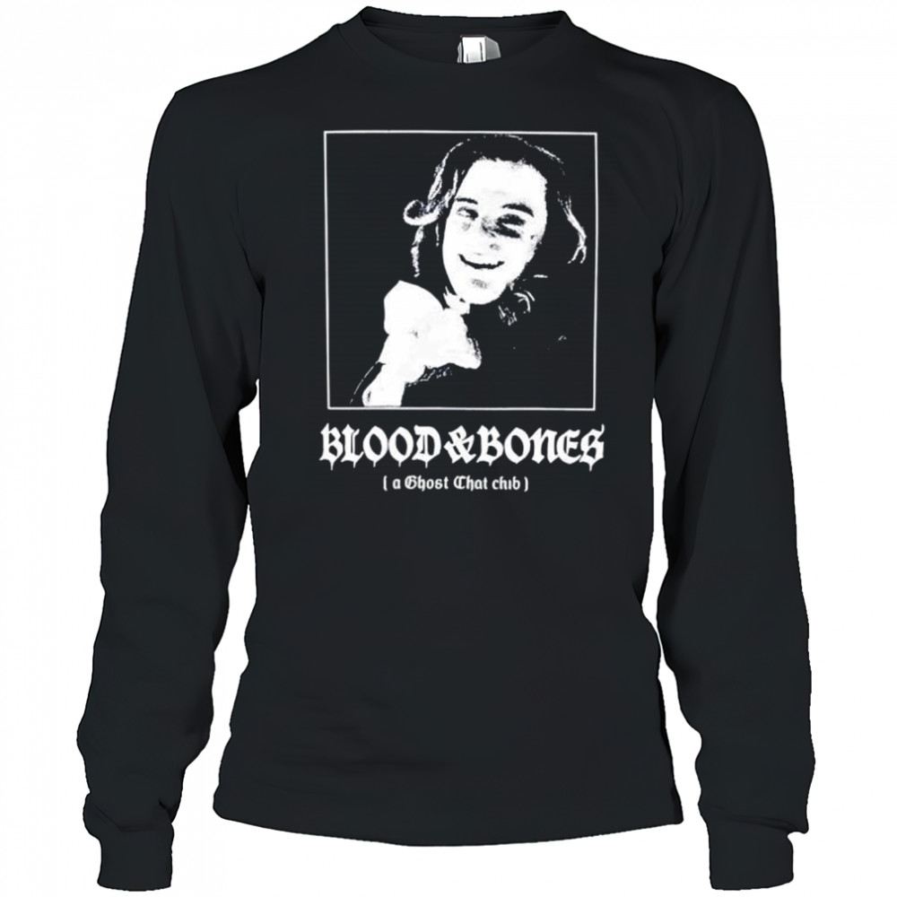 Blood And Bones A Ghost Chat Club T-Shirt Long Sleeved