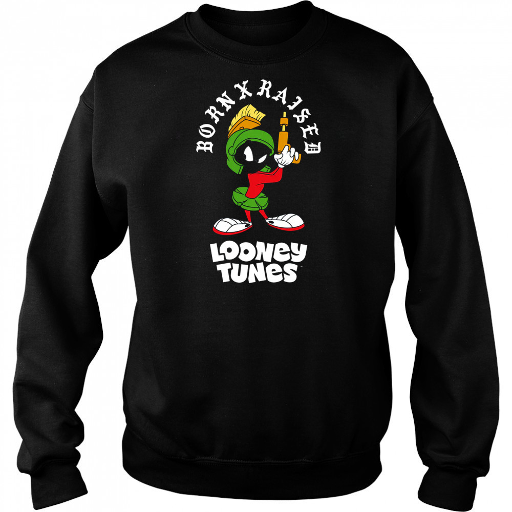 BORN X RAISED LOONEY TUNES Marvin the Martian Shirt Hoodie
