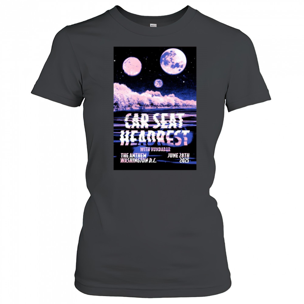 Car Seat Headrest June 28 2025 The Anthem Washington Dc Poster T-Shirt Women's T-shirt