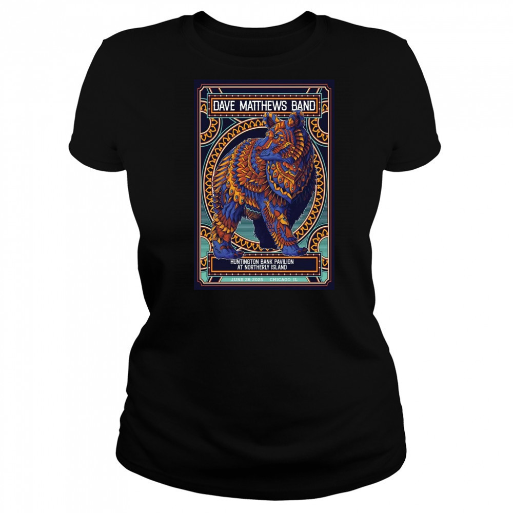 Dave Matthews Band June 28 2025 Poster Huntington Bank Pavilion Chicago IL T-Shirt Women's T-shirt
