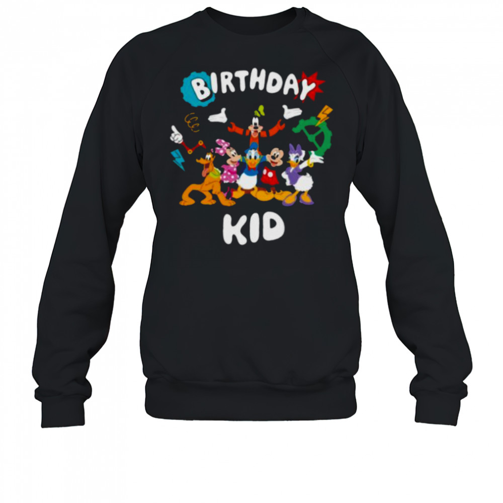 Disney Jr. Mickey & Friends _Birthday Kid_ Birthday Party Shirt Sweatshirt