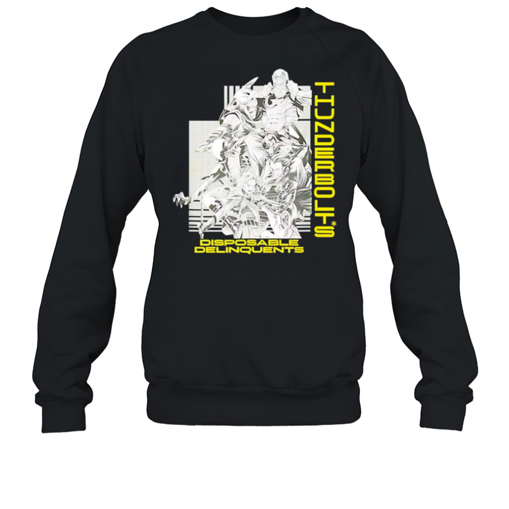 Disposable Delinquents Thunderbolts shirt Sweatshirt