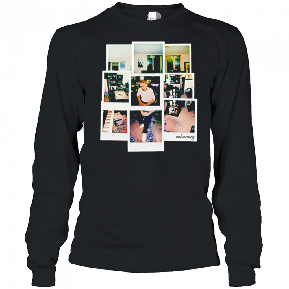 Evidence polaroid collage shirt Long Sleeved