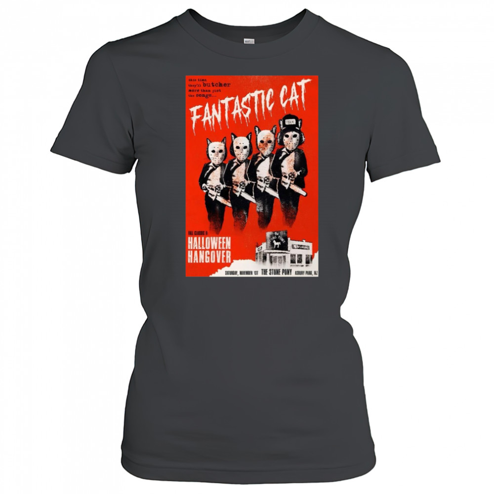 Fantastic Cat November 1 2025 The Stone Pony Show Poster T-Shirt Women's T-shirt