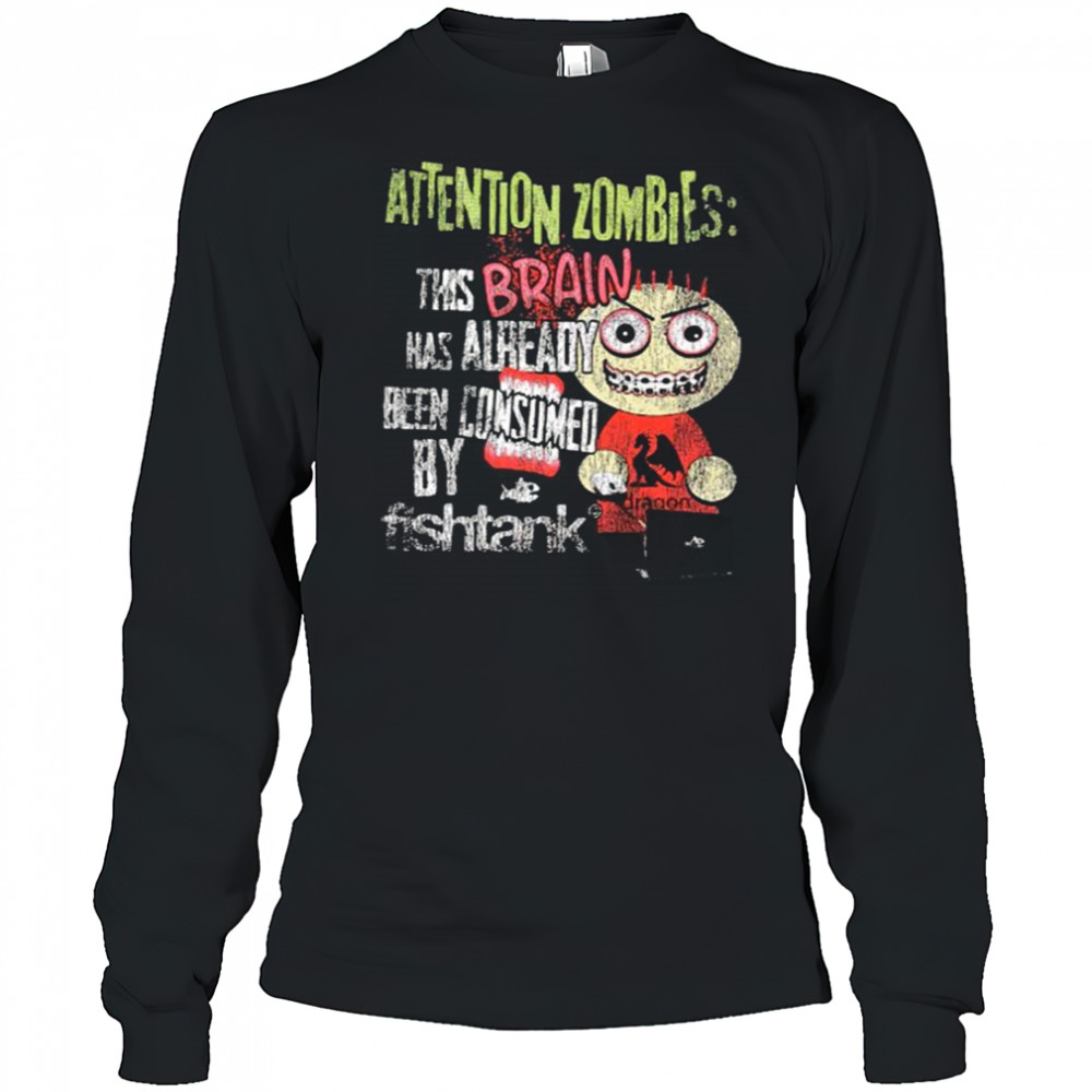 Fishtank Gift Shop Zombie T-Shirt Long Sleeved