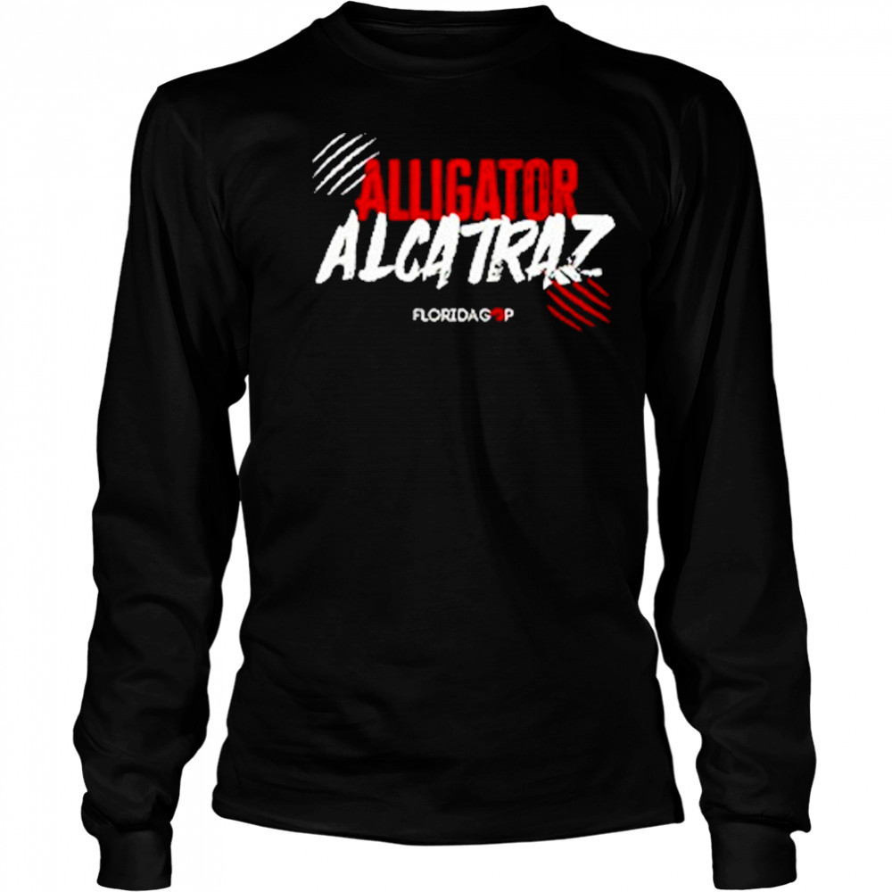 Florida Gop Alligator Alcatraz T-Shirt Long Sleeved