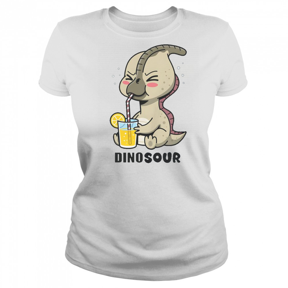 Funny Dinosour Cute Parasaurolophus Lemon T-Shirt Women's T-shirt