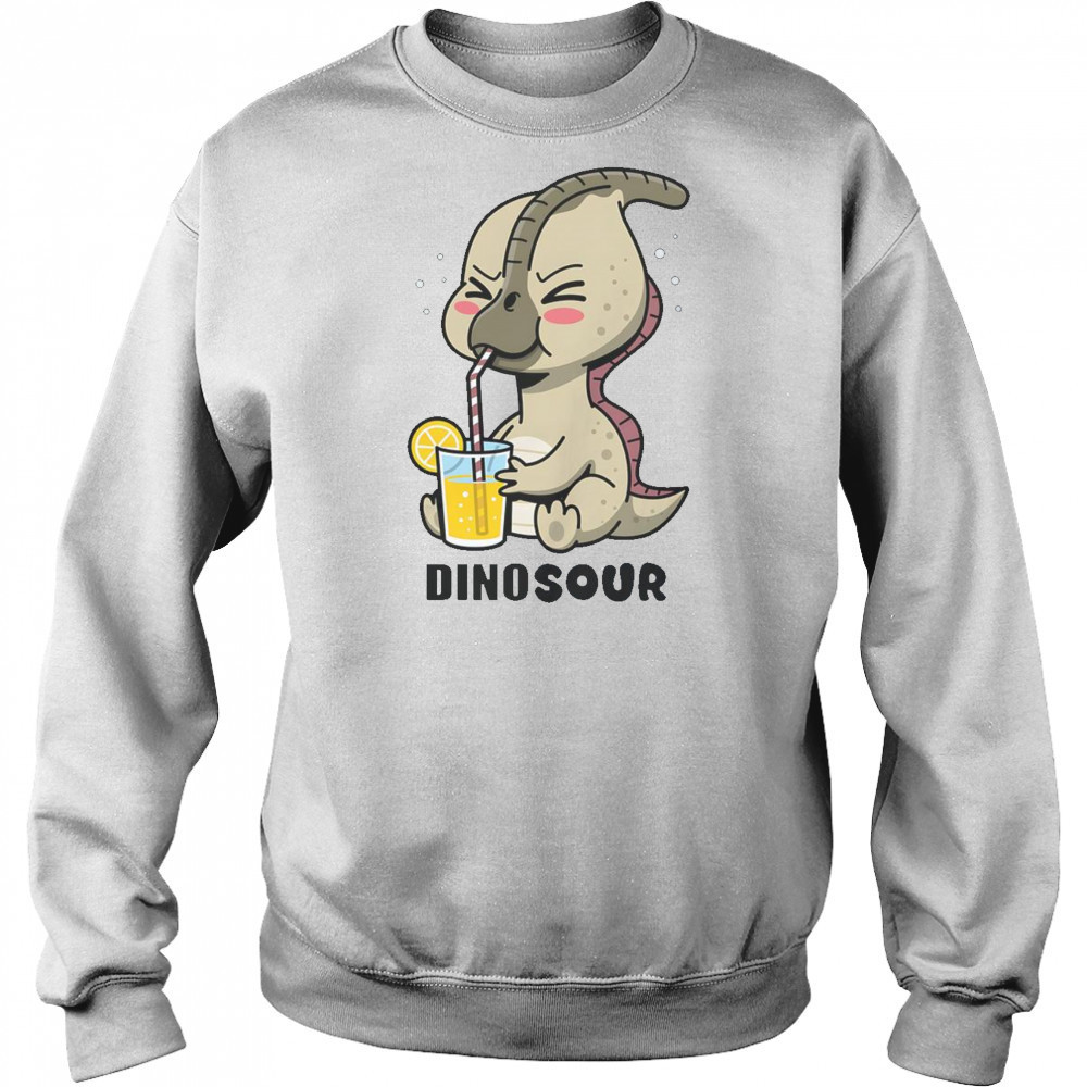 Funny Dinosour Cute Parasaurolophus Lemon T-Shirt Hoodie
