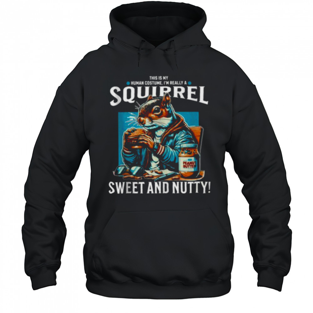 Funny Peanuts And Squirrel Shirt Hoodie