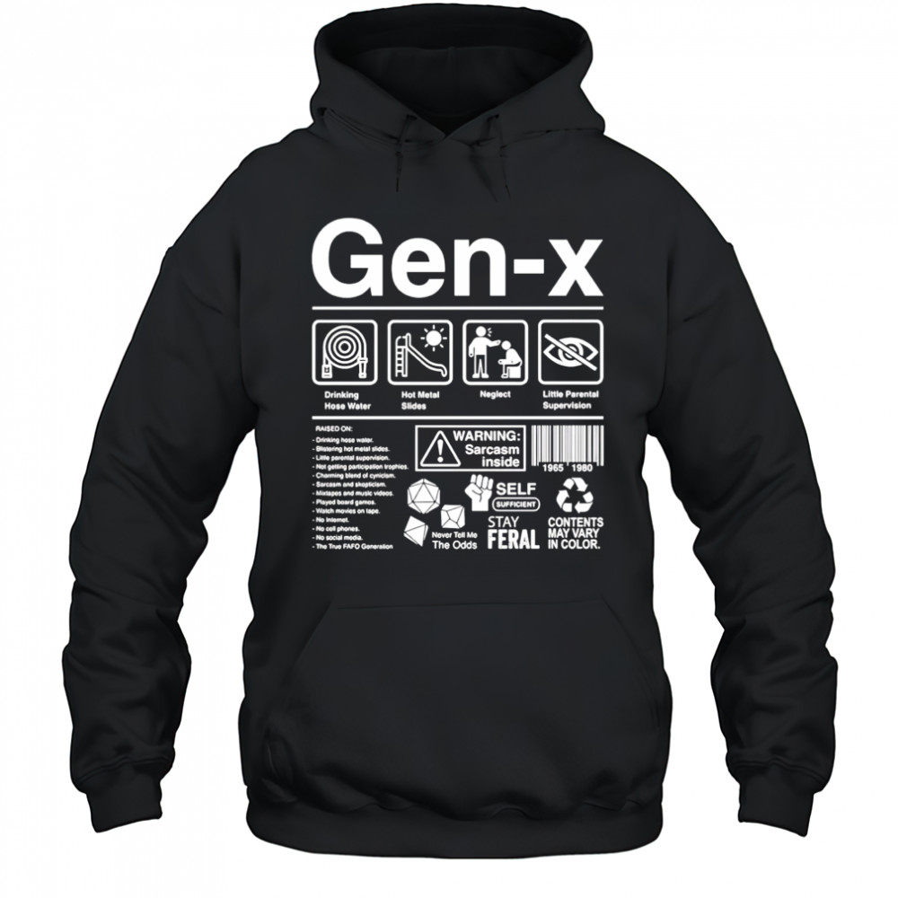 Gen X Label shirt Hoodie