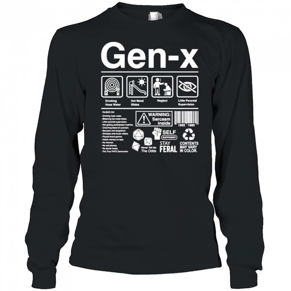 Gen X Label shirt Long Sleeved