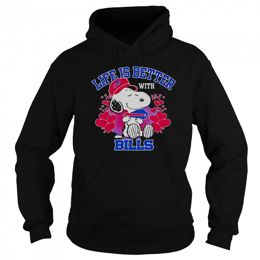 Good Snoopy Life Is Better With Bills T-Shirt Sweatshirt
