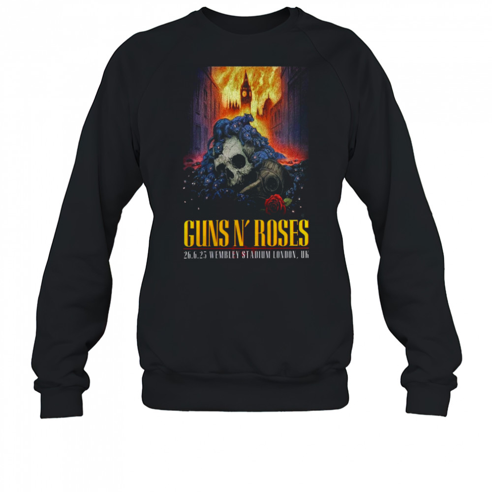 Guns N’ Roses Wembley Stadium London England 26 Jun 2025 Poster T-Shirt Sweatshirt