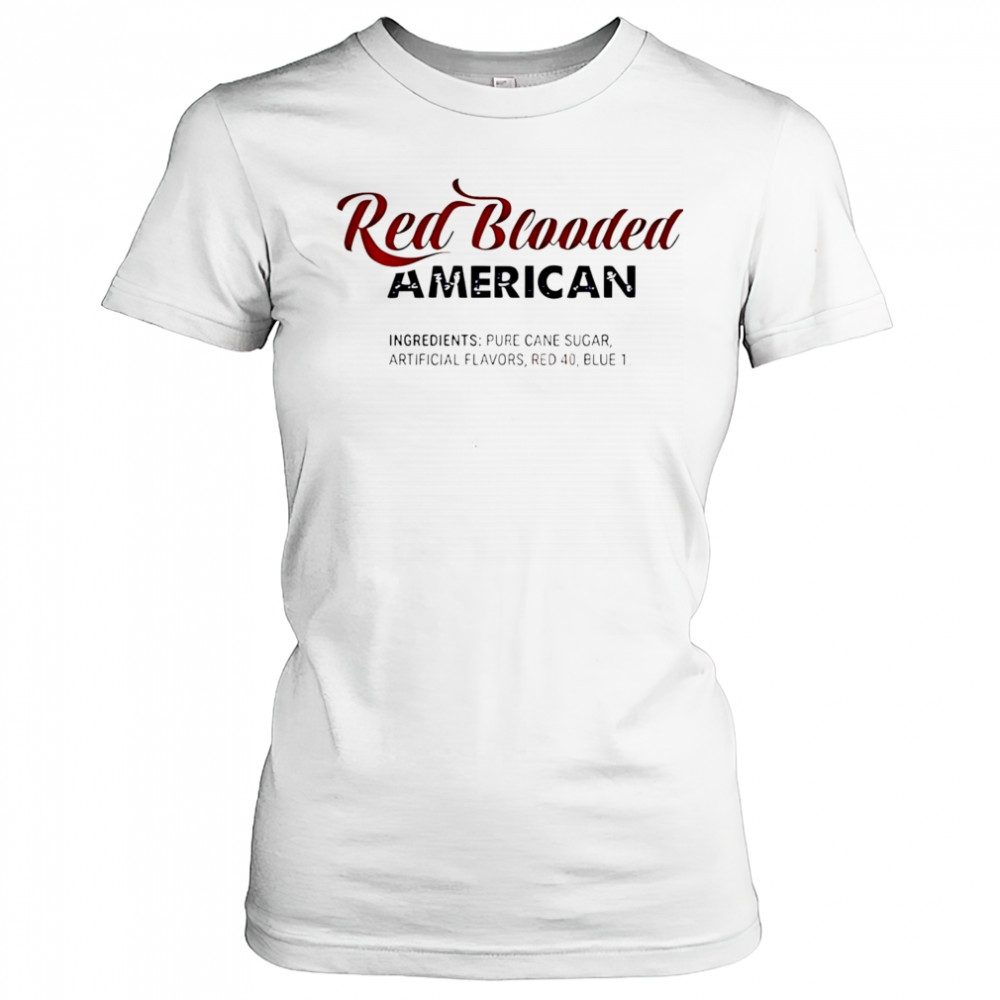 Happy red blooded American shirt Women's T-shirt